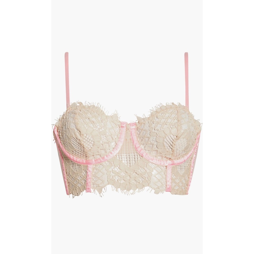 Intimately Free People, Sweet Love Balconette Underwire Bra, Tea, 36C, NWT, $58